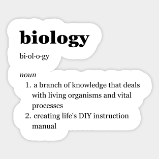 Biology Sticker